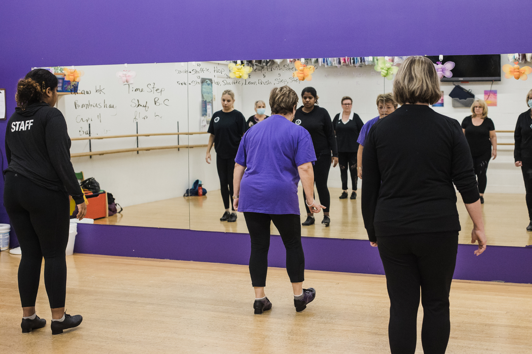Adult tap class